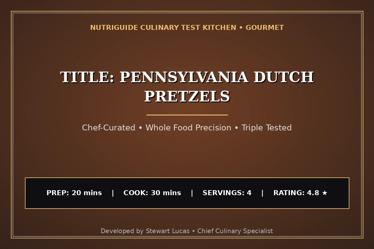 Title: Pennsylvania Dutch Pretzels