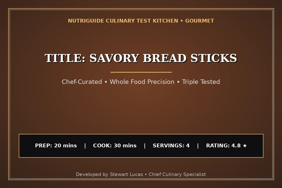 Title: Savory Bread Sticks