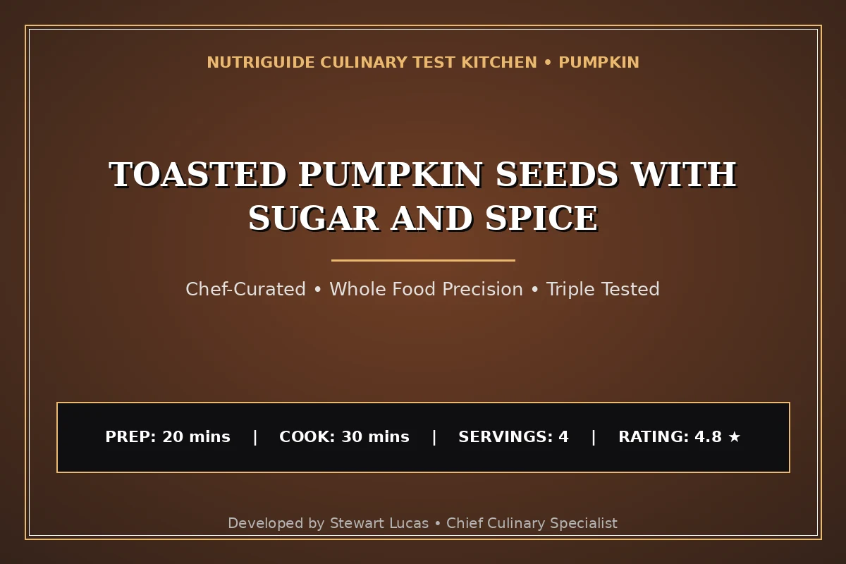 Toasted Pumpkin Seeds With Sugar And Spice