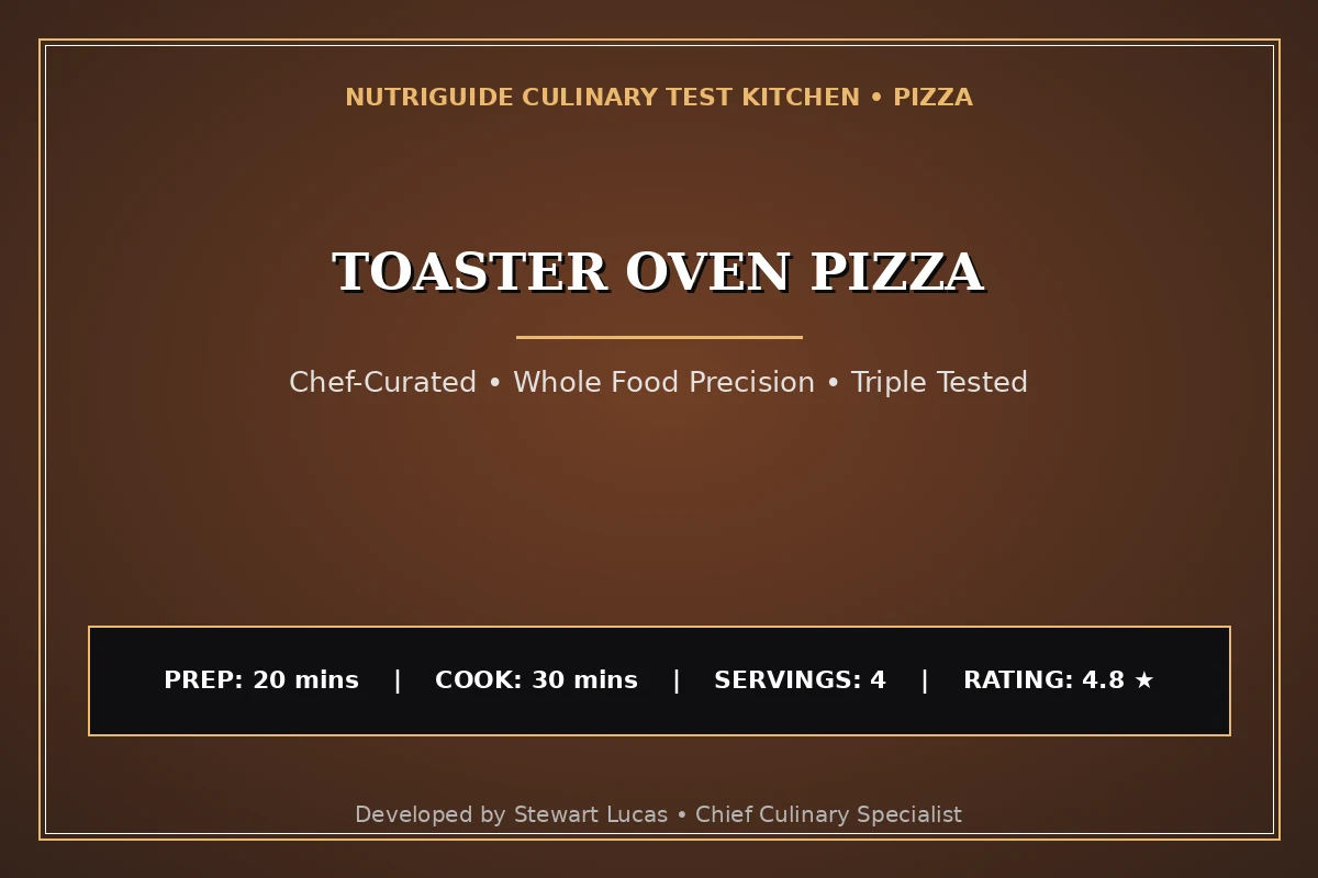 Toaster Oven Pizza