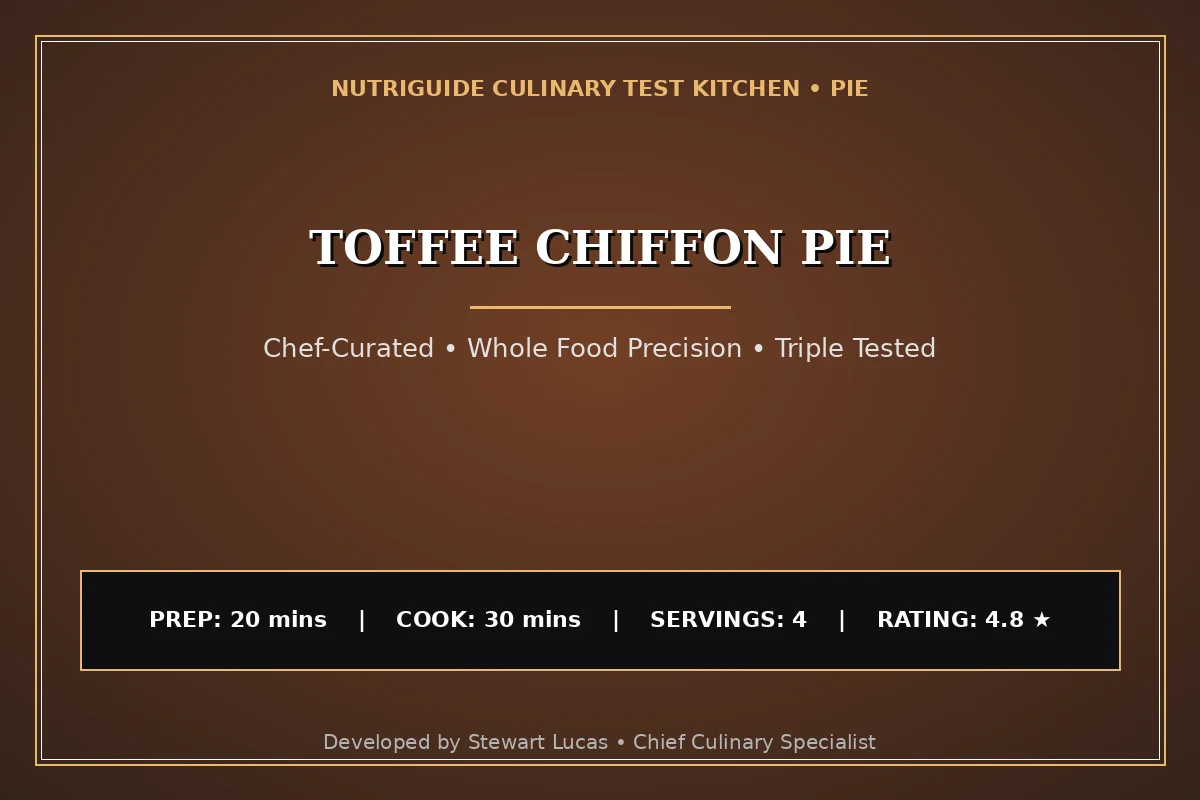 Toffee Chiffon Pie
