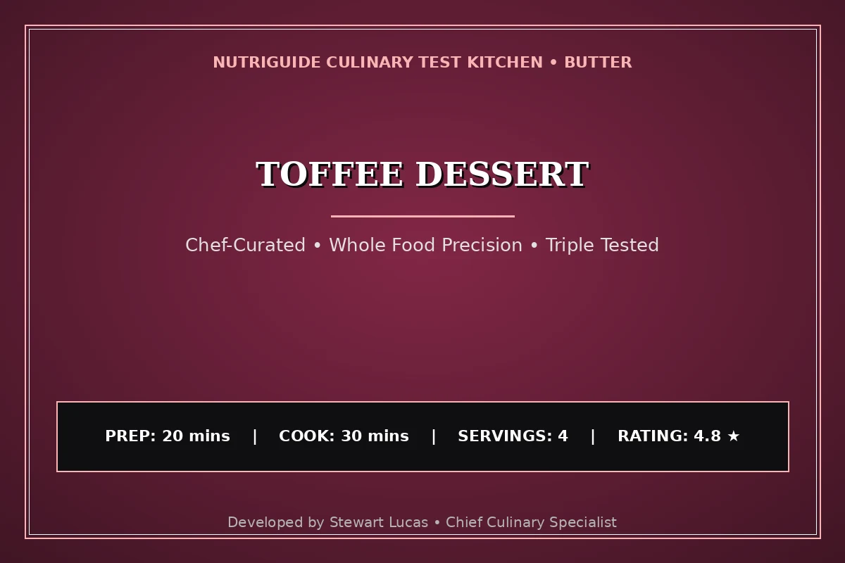 Toffee Dessert