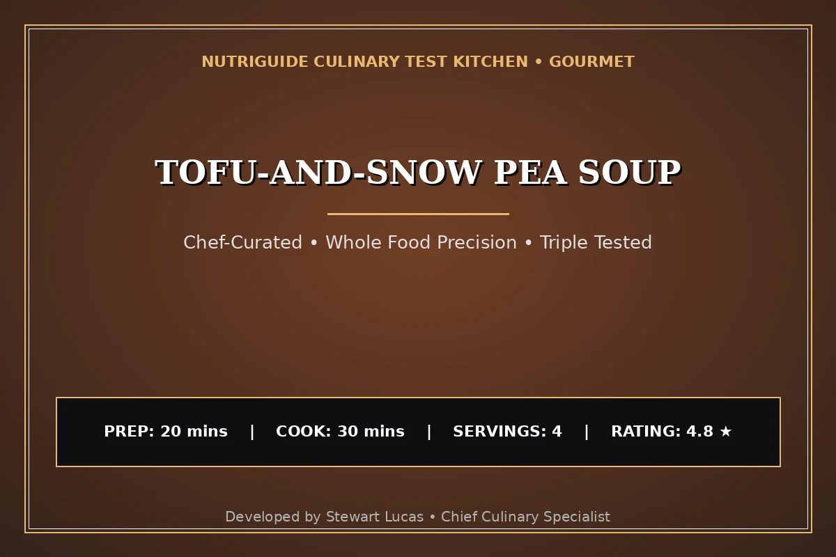Tofu-And-Snow Pea Soup