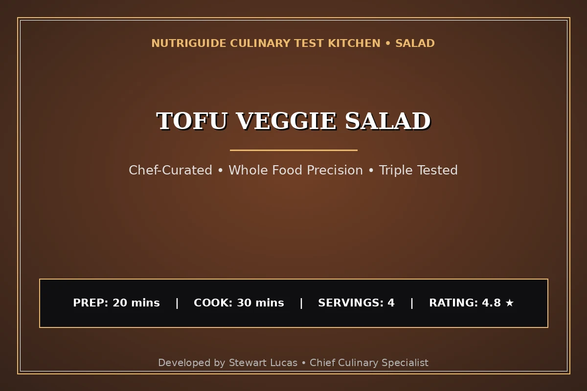 Tofu Veggie Salad