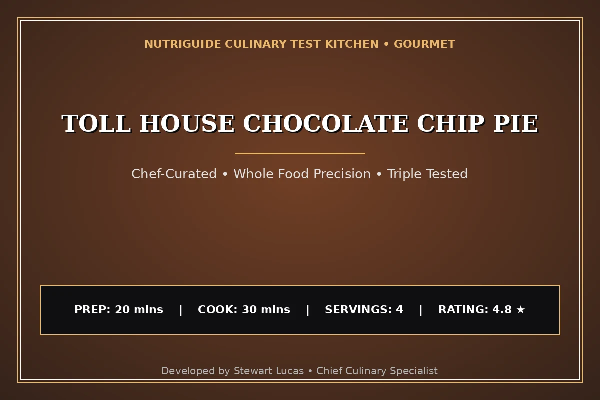 Toll House Chocolate Chip Pie