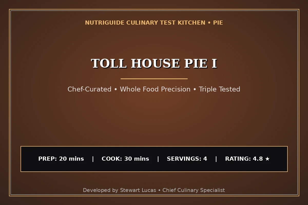 Toll House Pie I