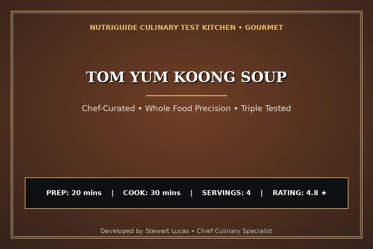 Tom Yum Koong Soup