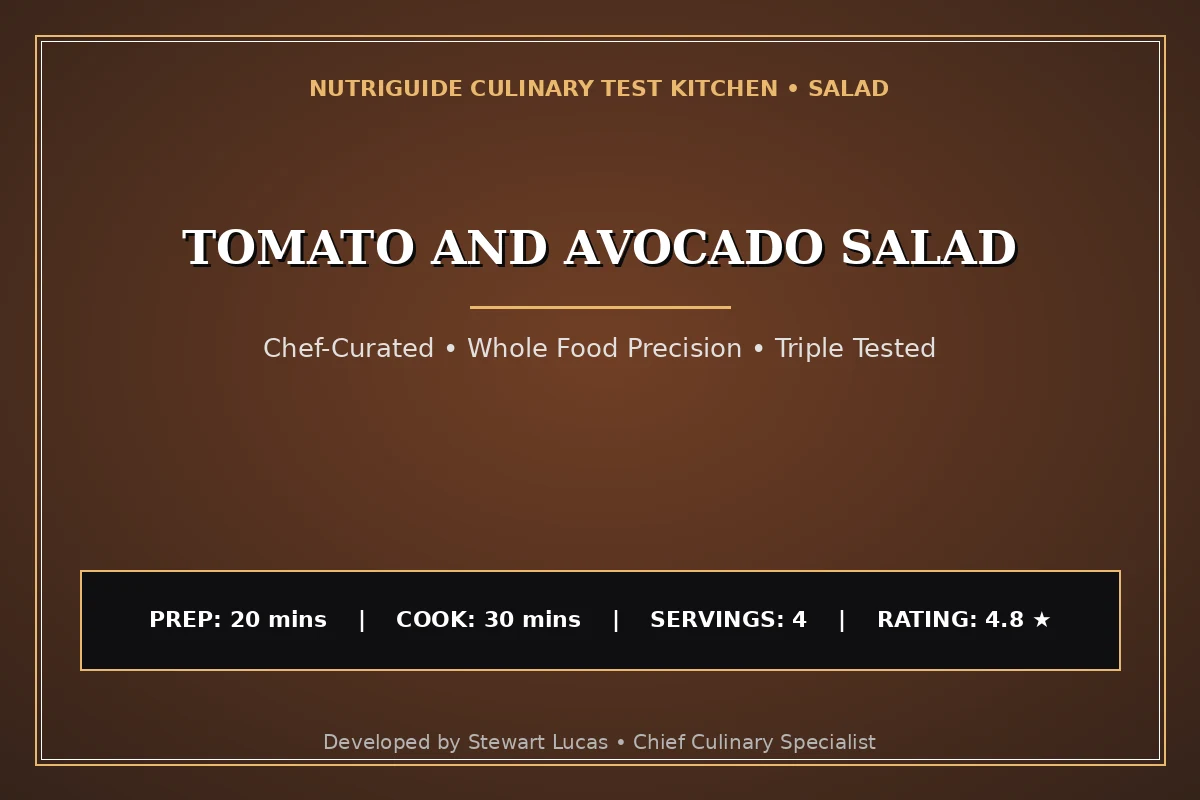 Tomato And Avocado Salad