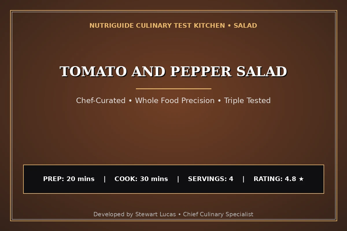 Tomato And Pepper Salad