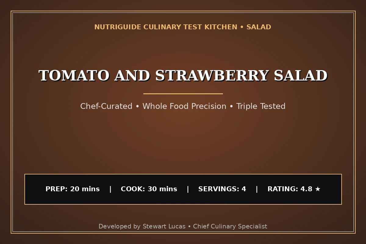 Tomato And Strawberry Salad