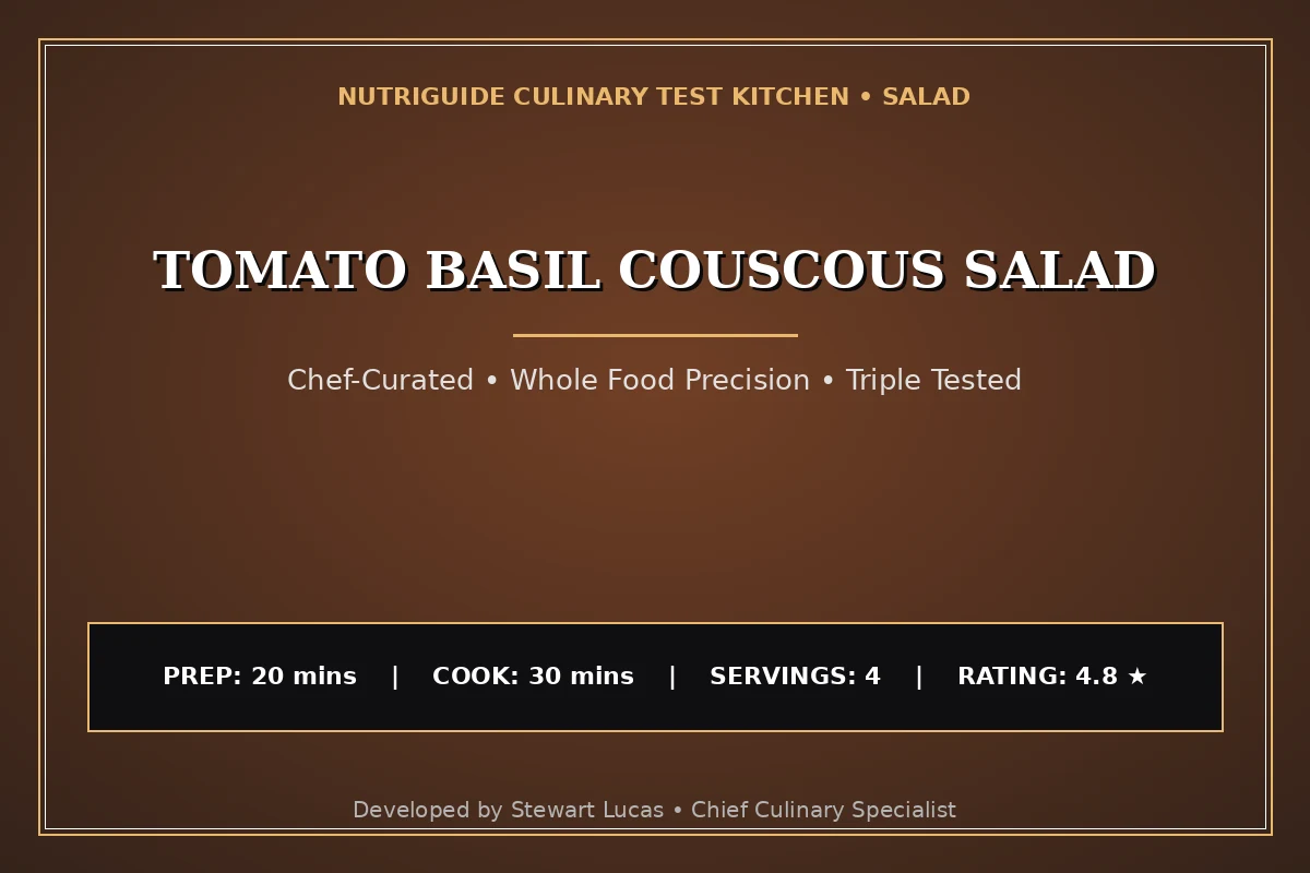 Tomato Basil Couscous Salad