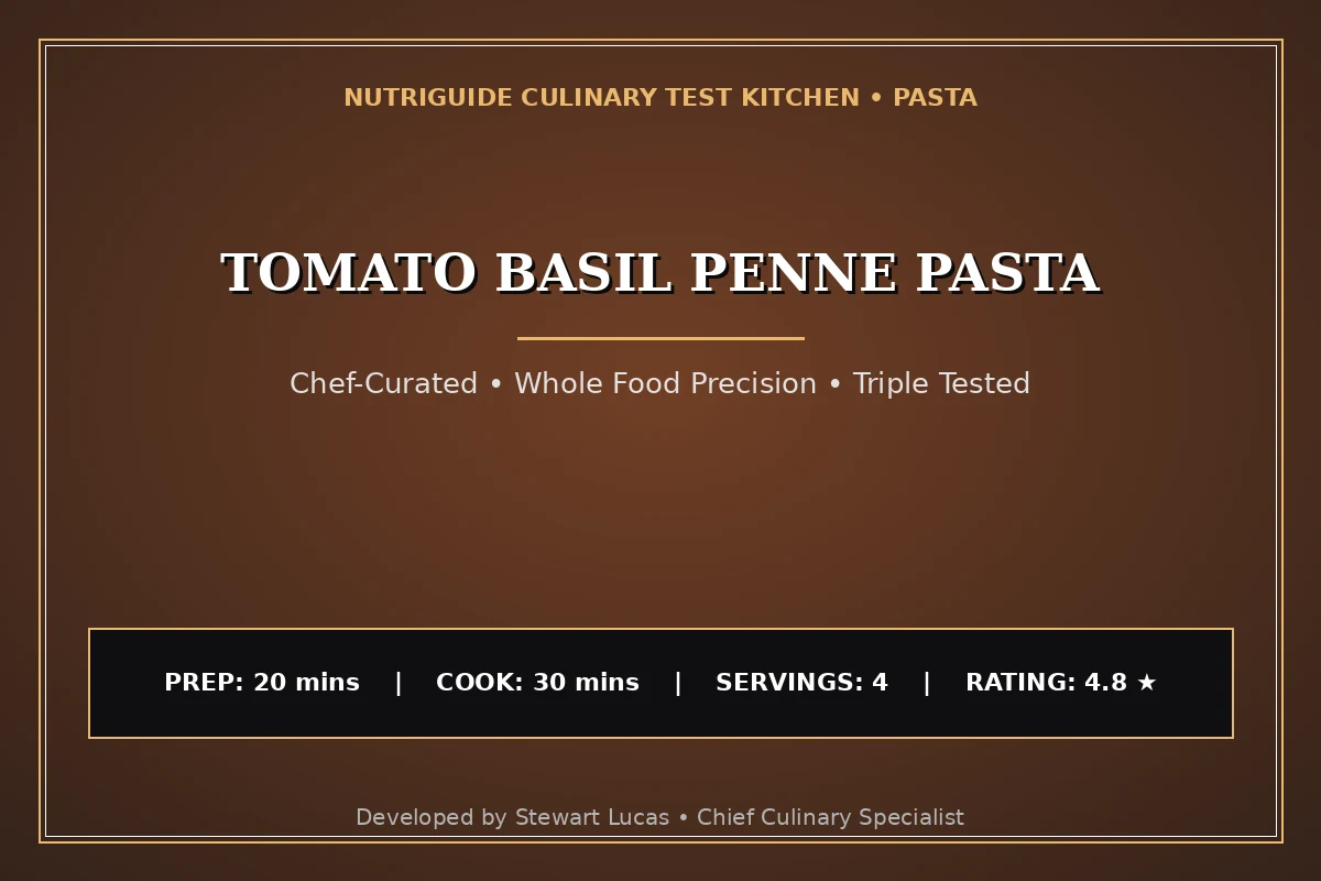 Tomato Basil Penne Pasta