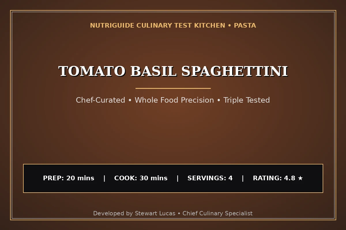 Tomato Basil Spaghettini