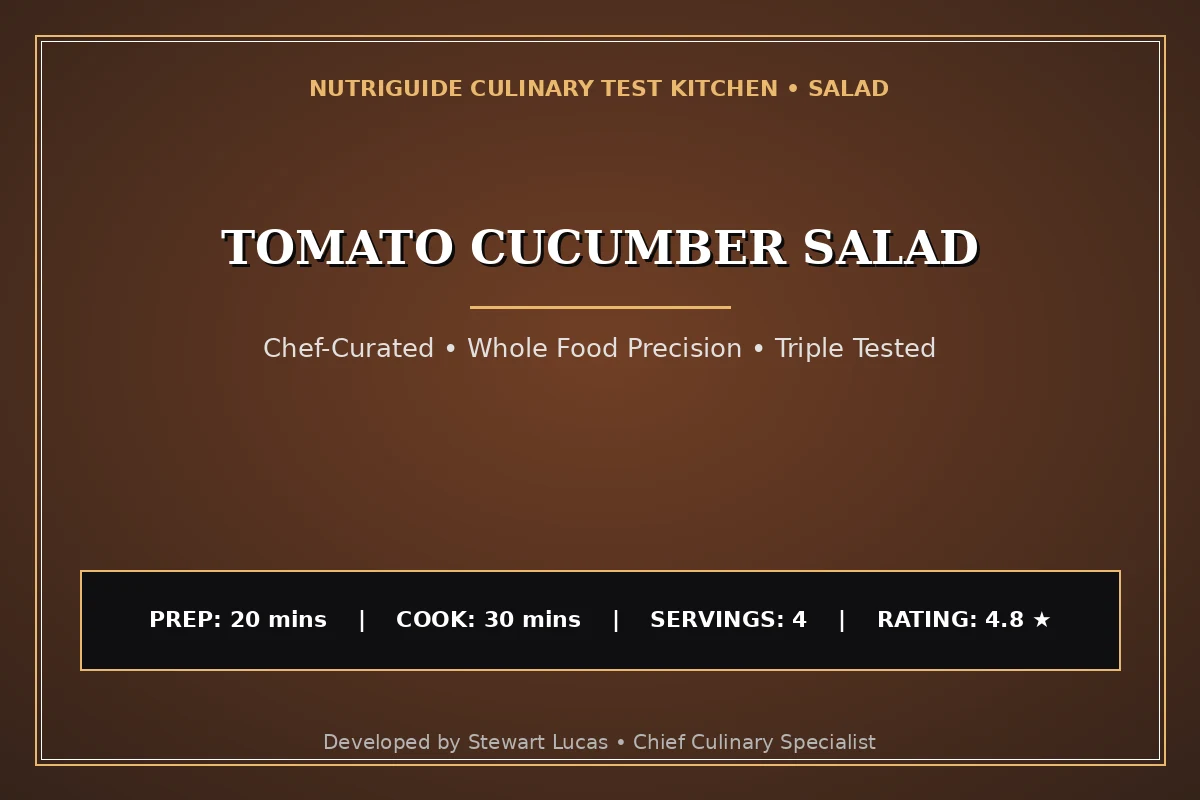 Tomato Cucumber Salad