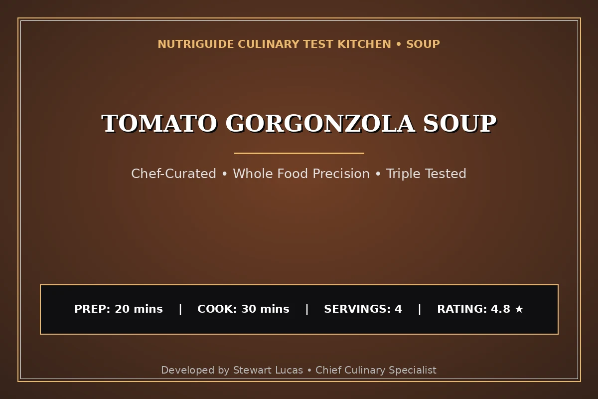Tomato Gorgonzola Soup