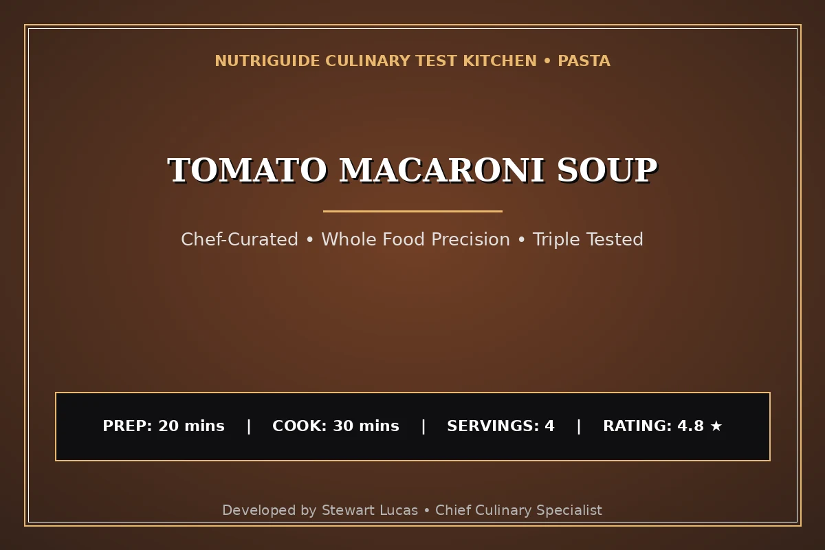 Tomato Macaroni Soup
