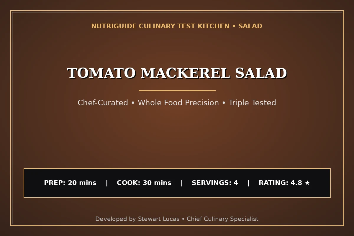 Tomato Mackerel Salad