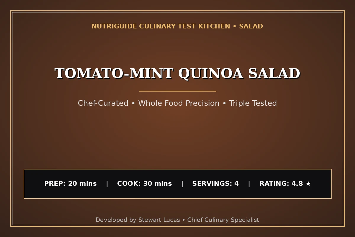 Tomato-Mint Quinoa Salad