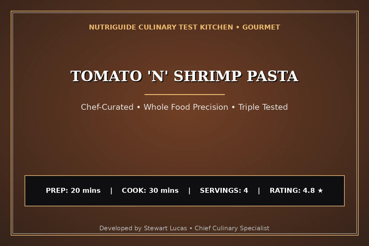 Tomato 'N' Shrimp Pasta
