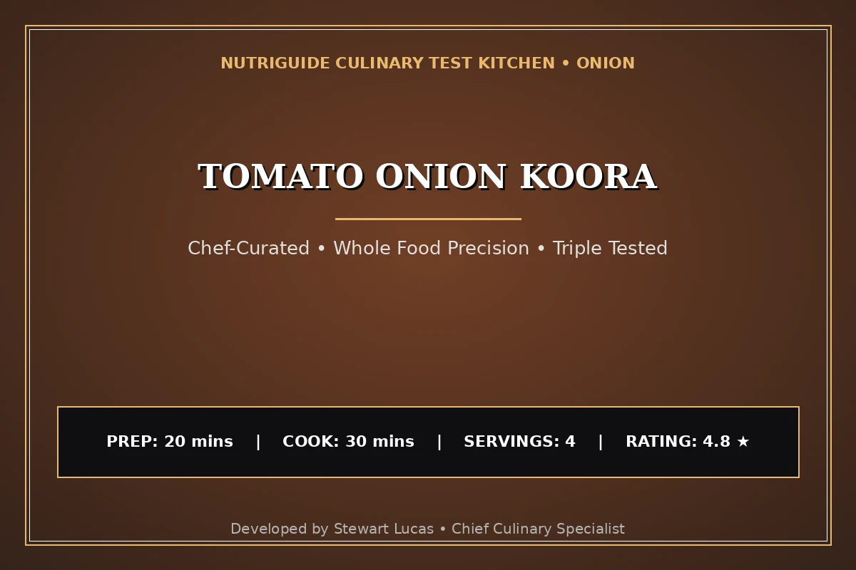 Tomato Onion Koora