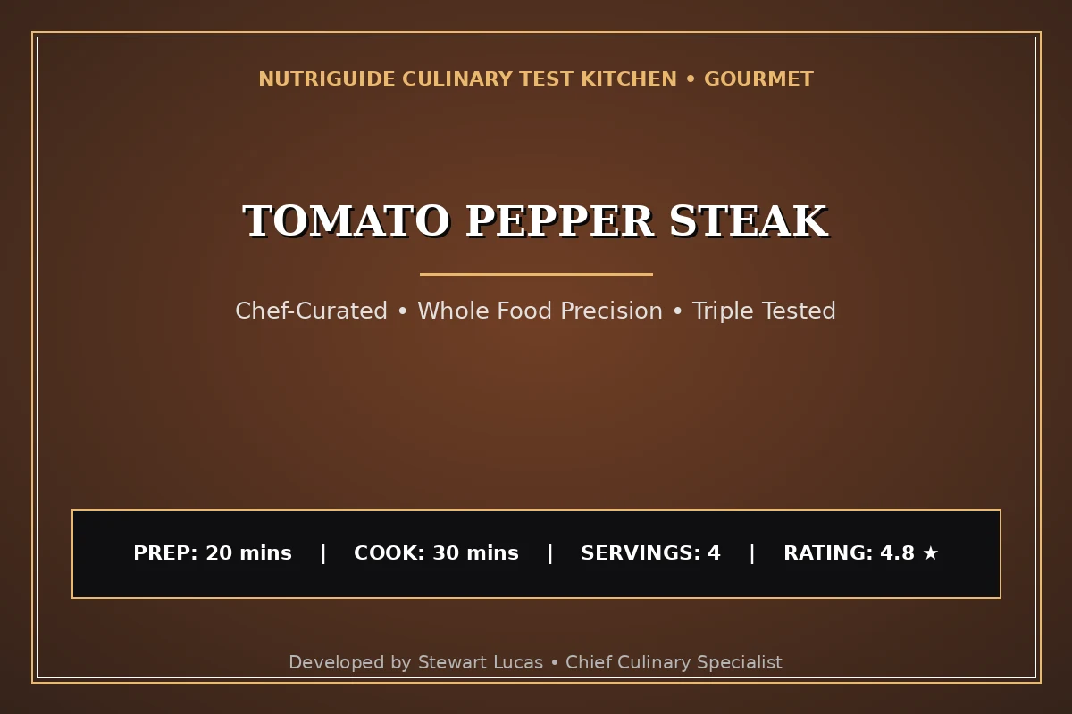 Tomato Pepper Steak