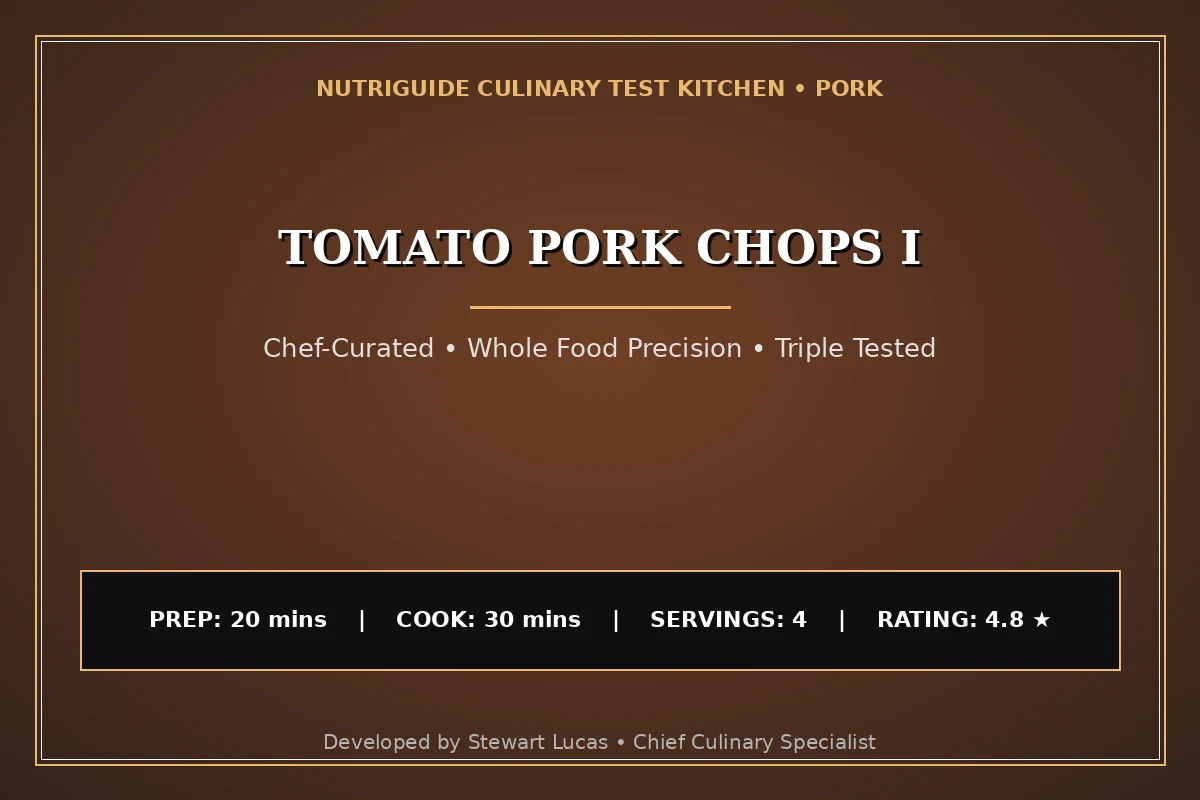 Tomato Pork Chops I