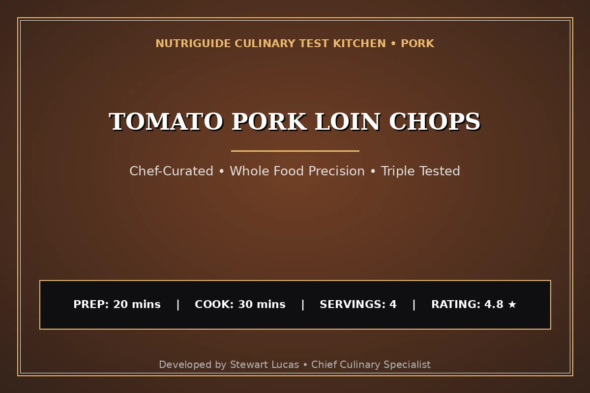 Tomato Pork Loin Chops