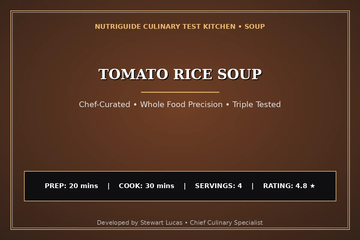 Tomato Rice Soup