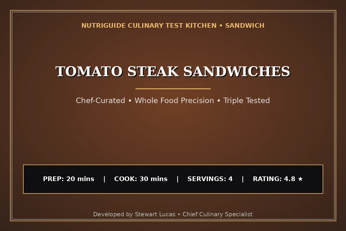 Tomato Steak Sandwiches