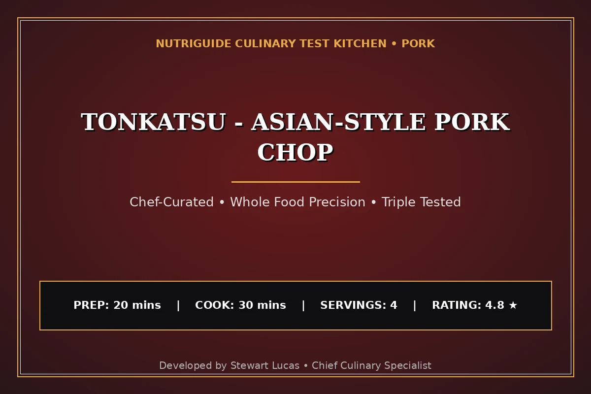 Tonkatsu - Asian-Style Pork Chop