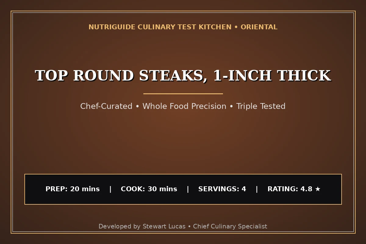 Top Round Steaks, 1-Inch Thick