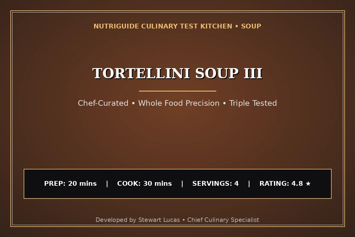 Tortellini Soup Iii