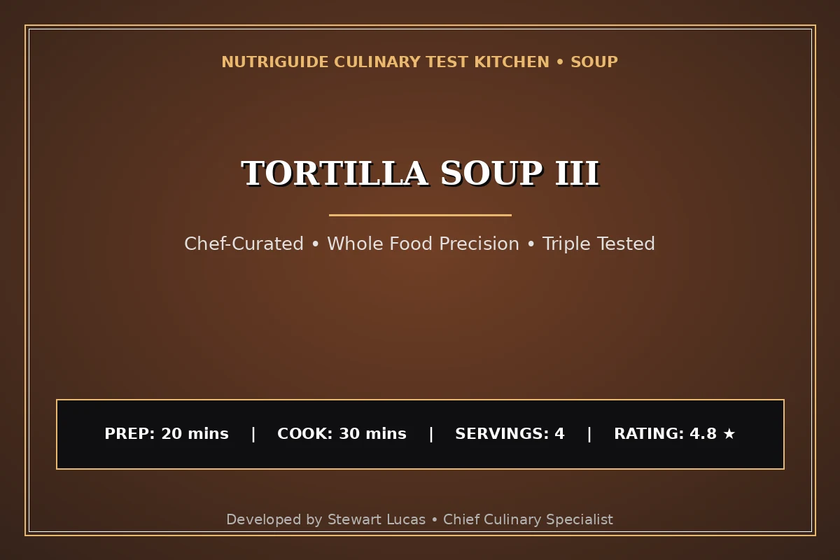 Tortilla Soup Iii