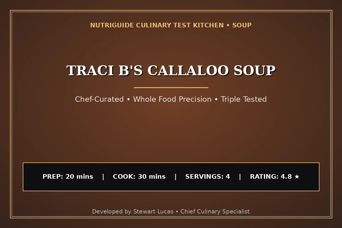 Traci B'S Callaloo Soup