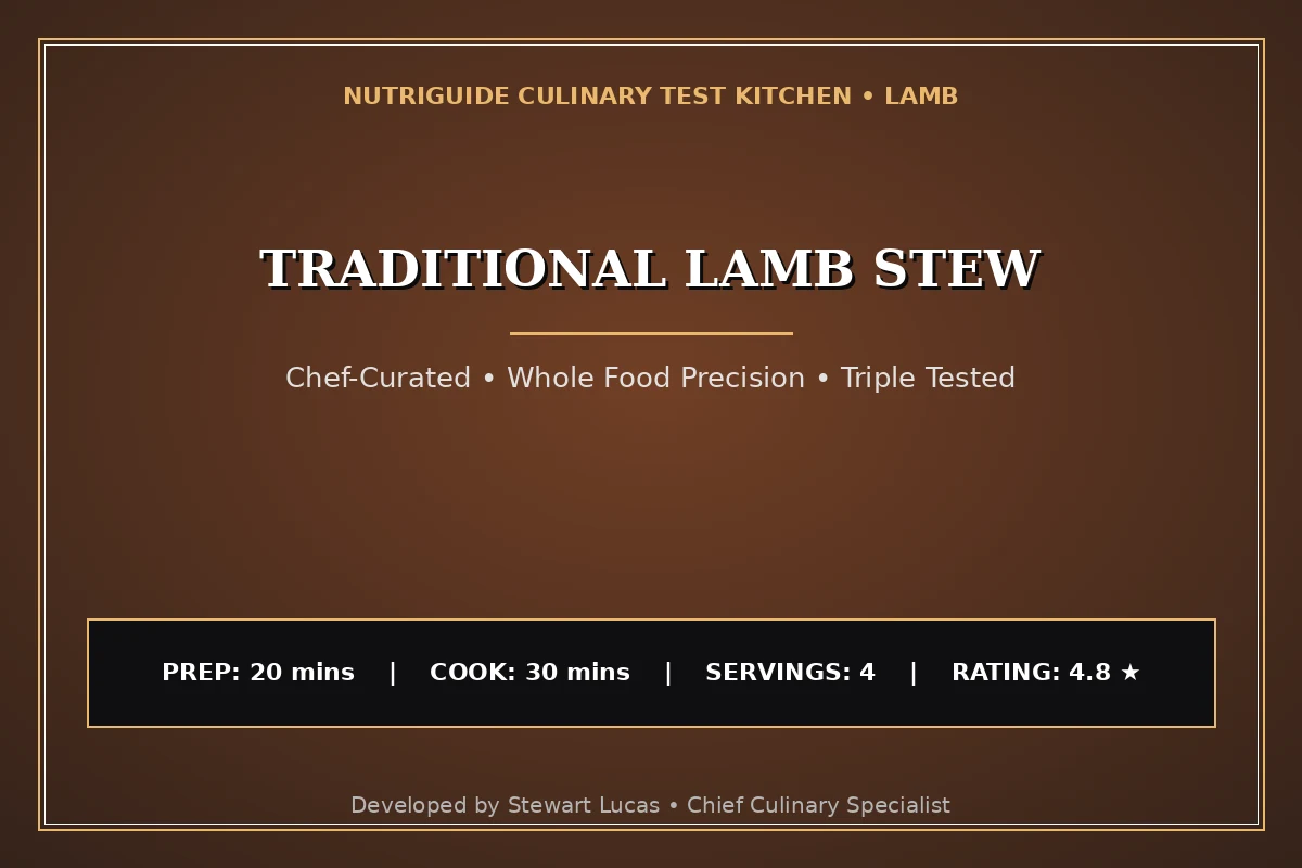 Traditional Lamb Stew