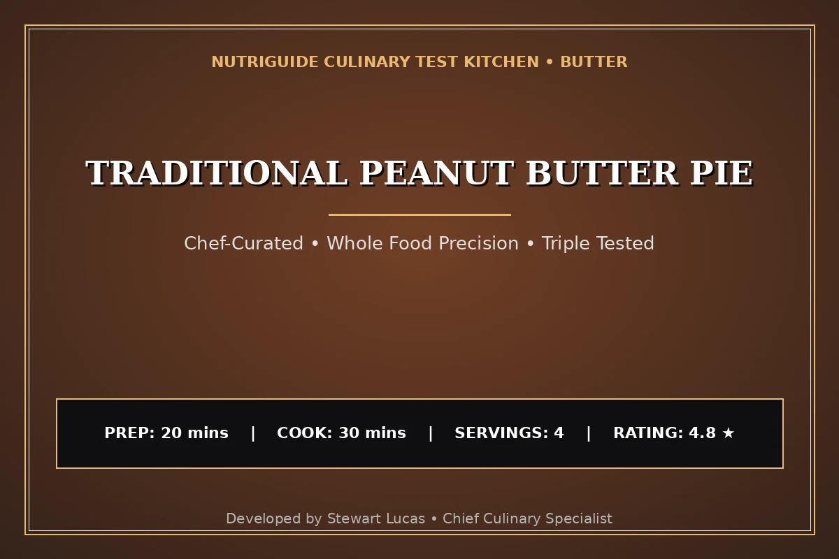 Traditional Peanut Butter Pie