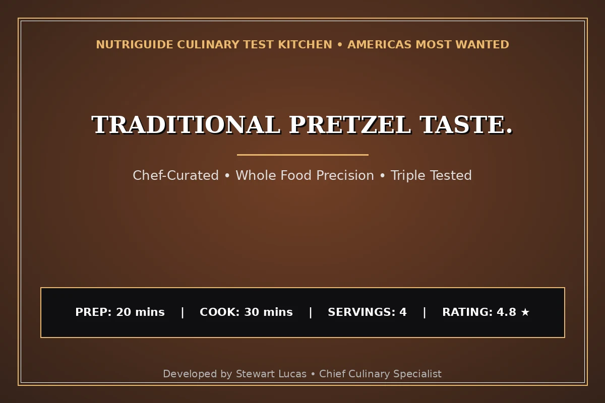 Traditional Pretzel Taste.