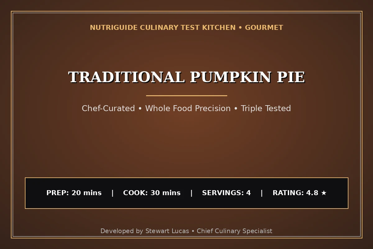Traditional Pumpkin Pie