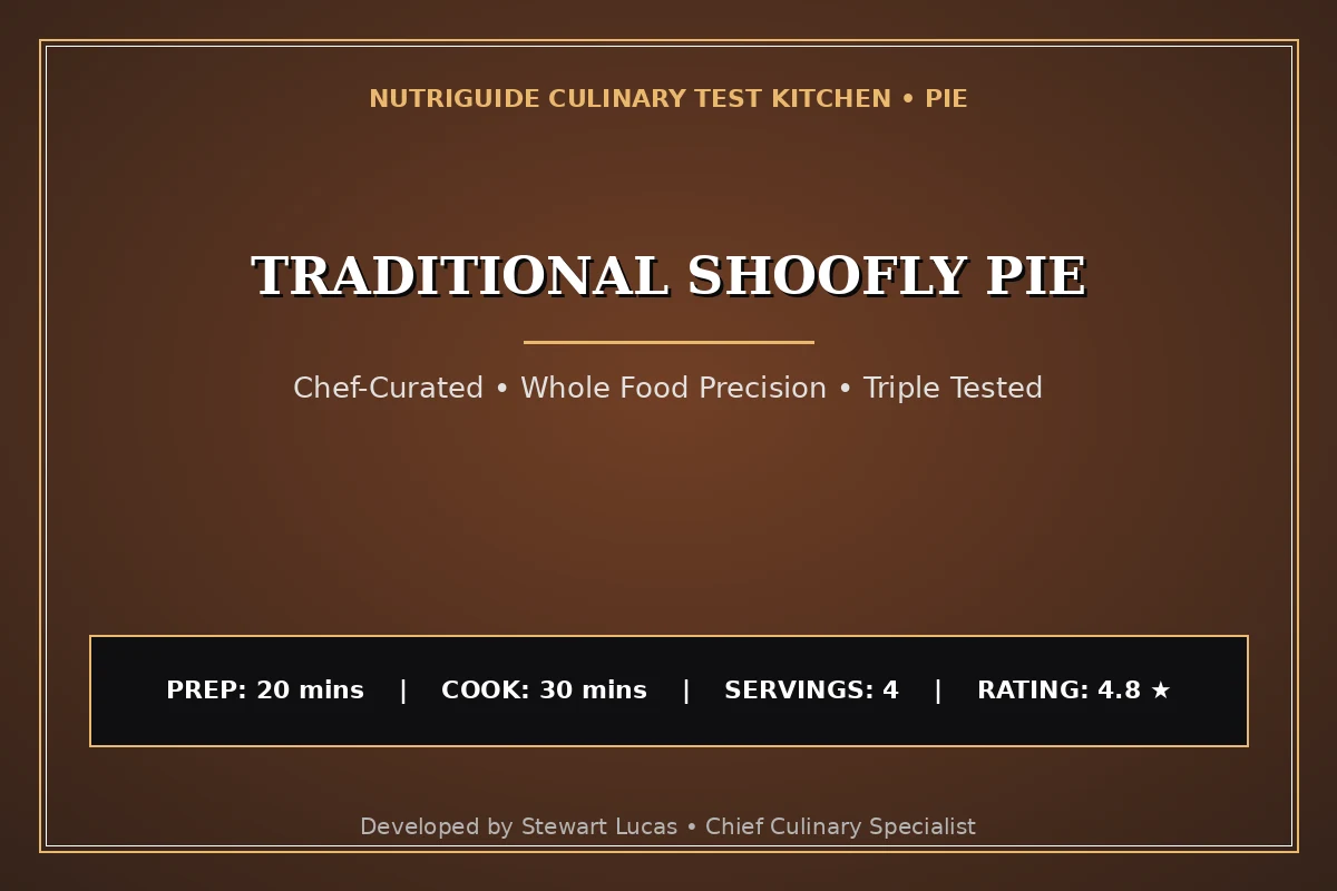 Traditional Shoofly Pie