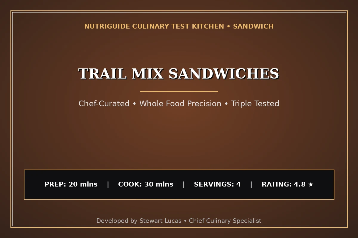 Trail Mix Sandwiches