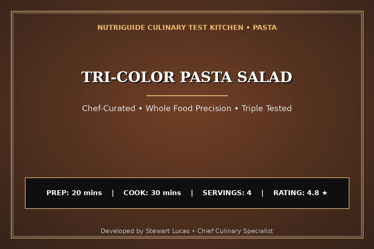 Tri-Color Pasta Salad