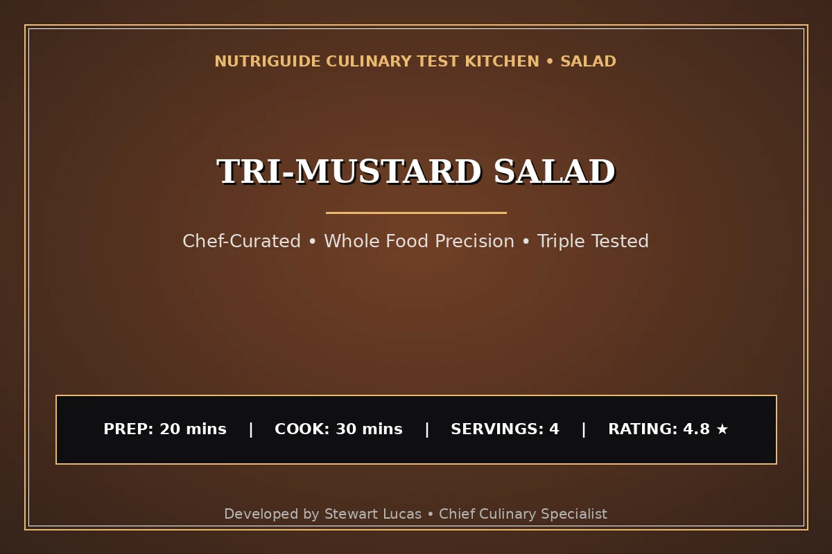 Tri-Mustard Salad