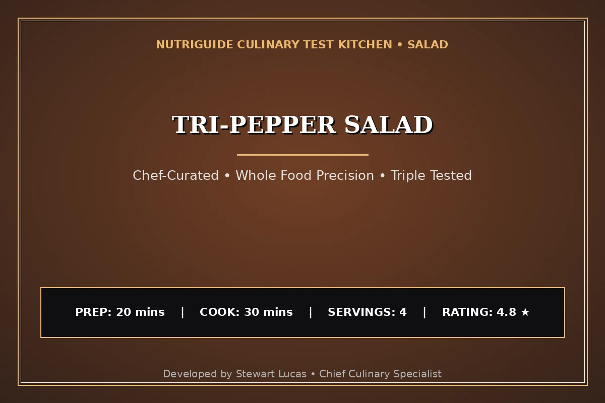 Tri-Pepper Salad