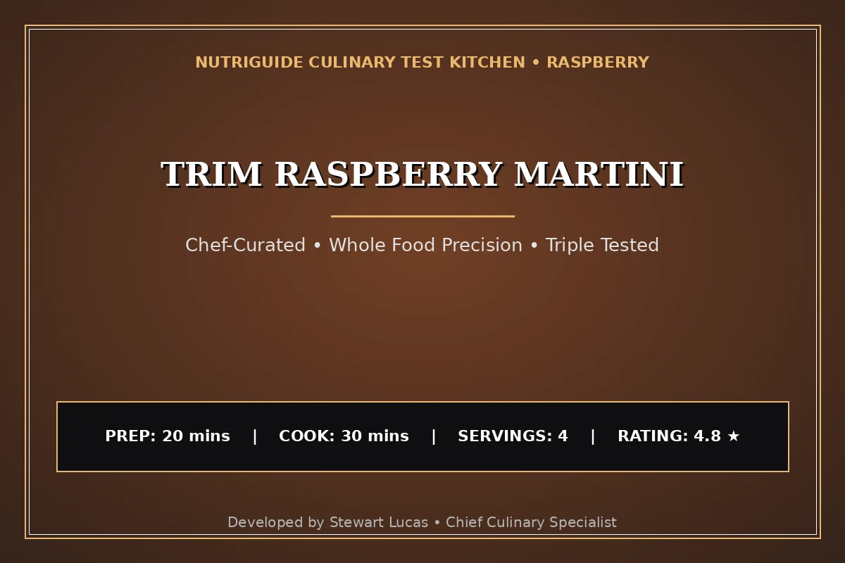 Trim Raspberry Martini