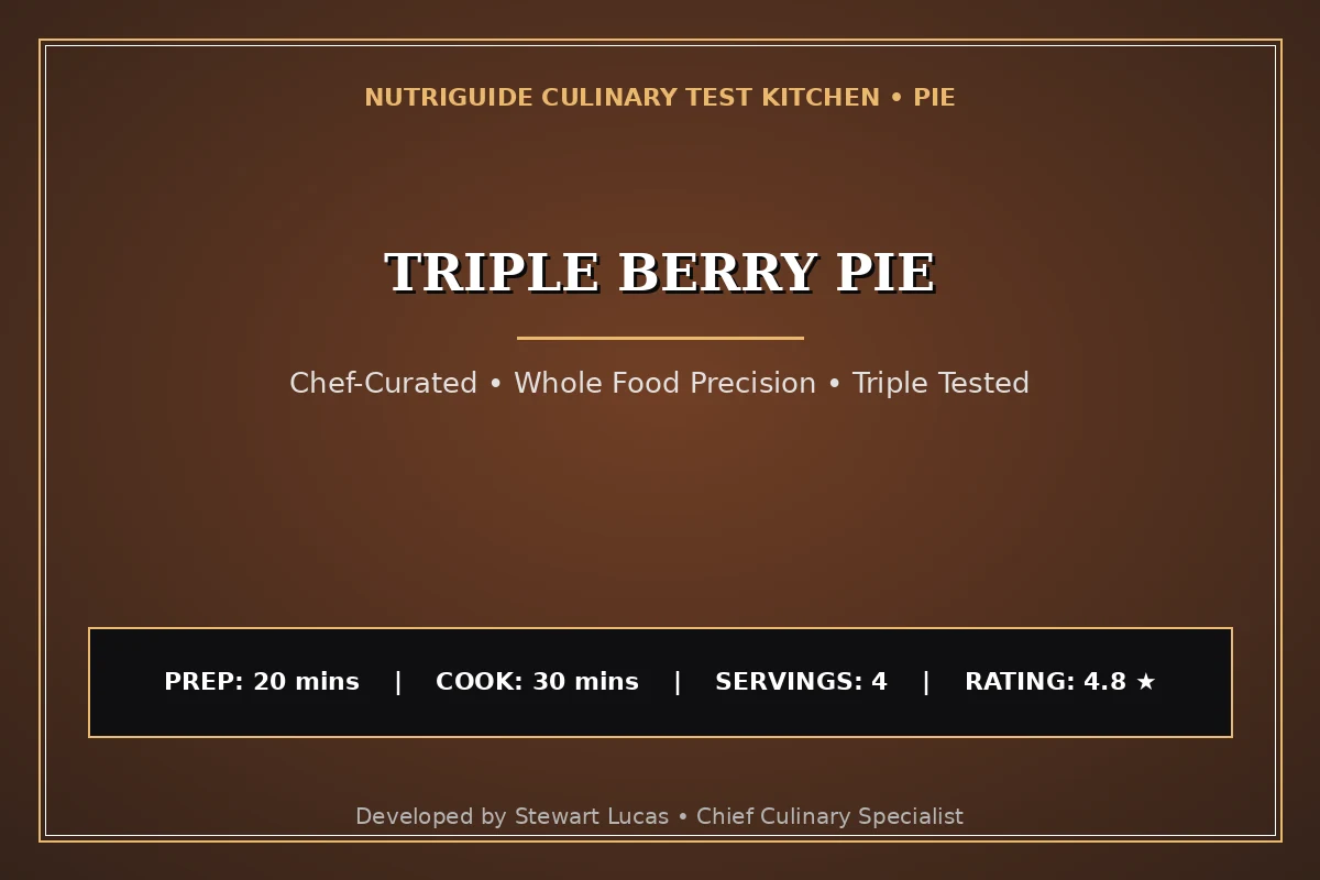 Triple Berry Pie