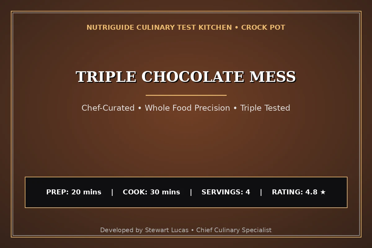 Triple Chocolate Mess