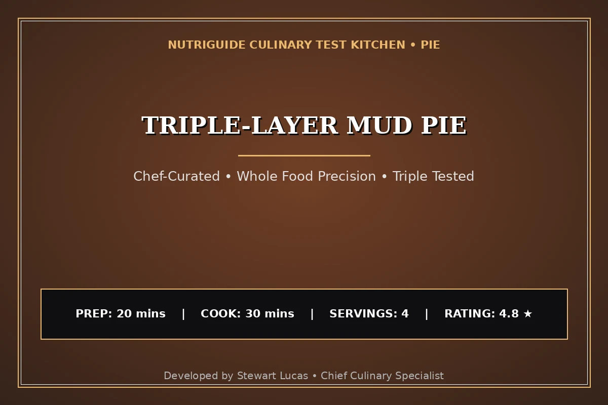 Triple-Layer Mud Pie