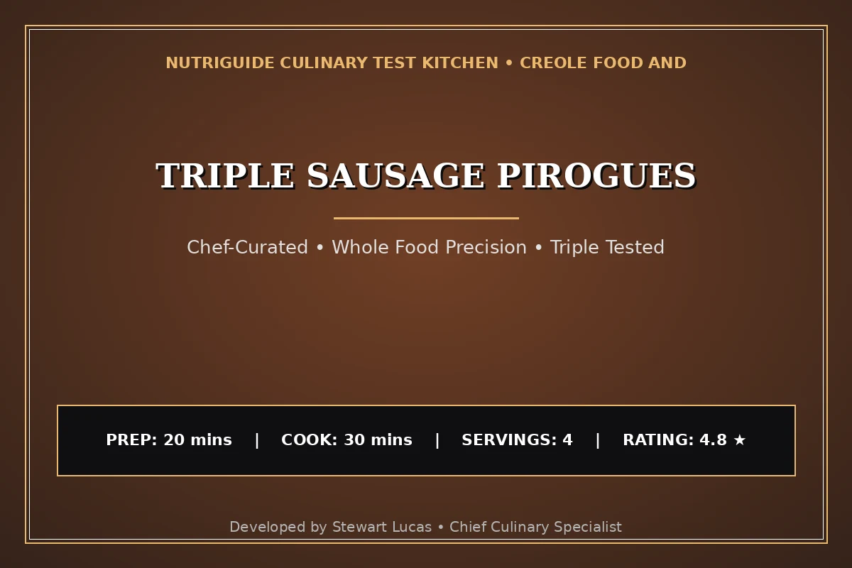 Triple Sausage Pirogues