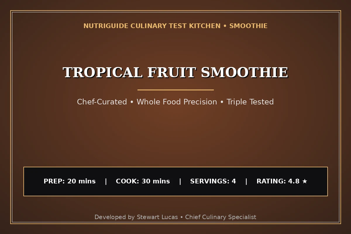 Tropical Fruit Smoothie