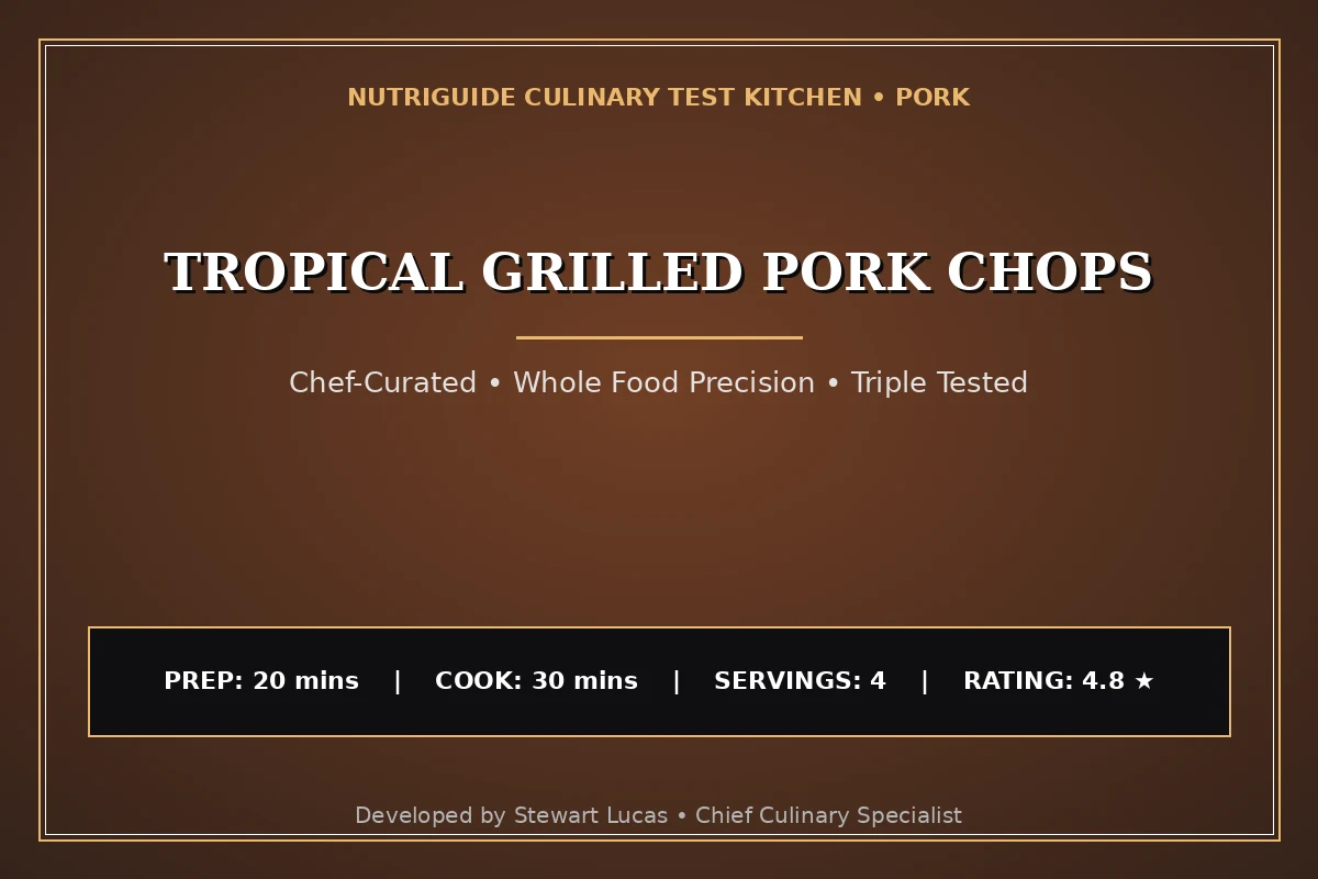 Tropical Grilled Pork Chops